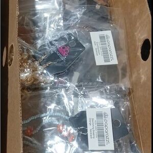 Paparazzi Gold and Orange Jewelry Collection